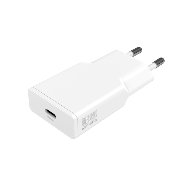 4smarts Ladegerät PDPlug Slim 30W GaN - Weiß