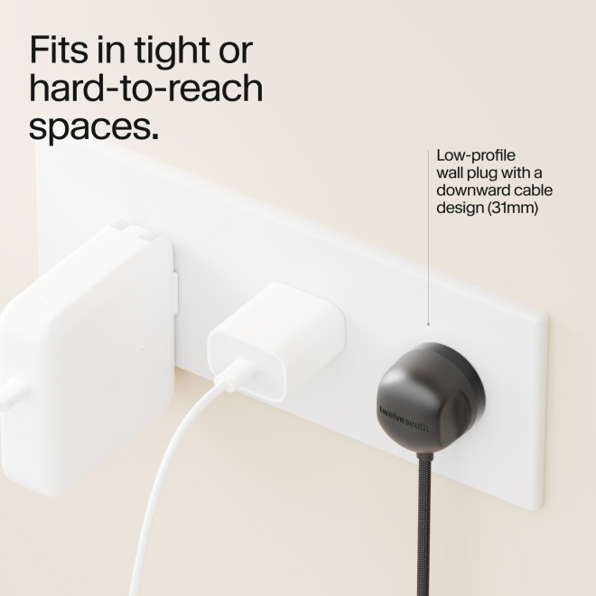 Twelve South 30W USB-C Stromkabel 3m EU schwarz