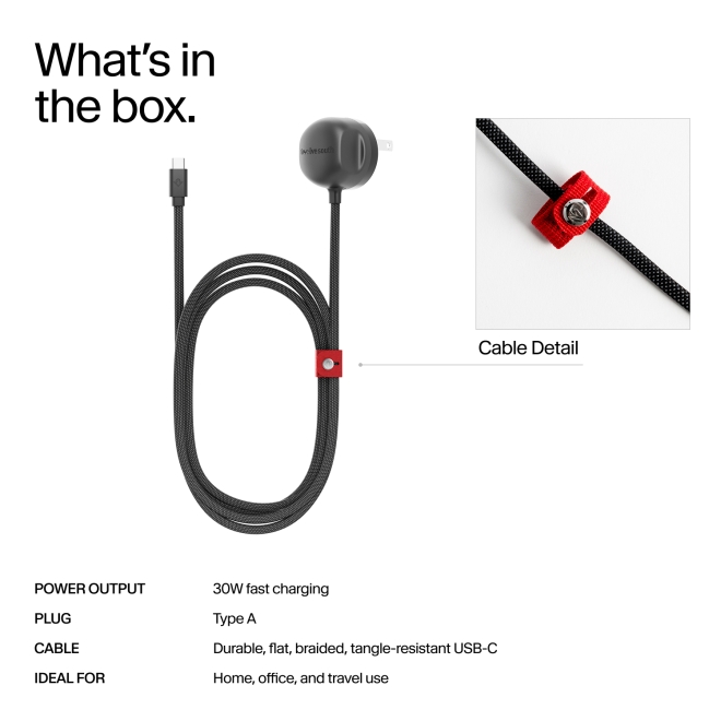 Twelve South 30W USB-C Stromkabel 3m EU schwarz