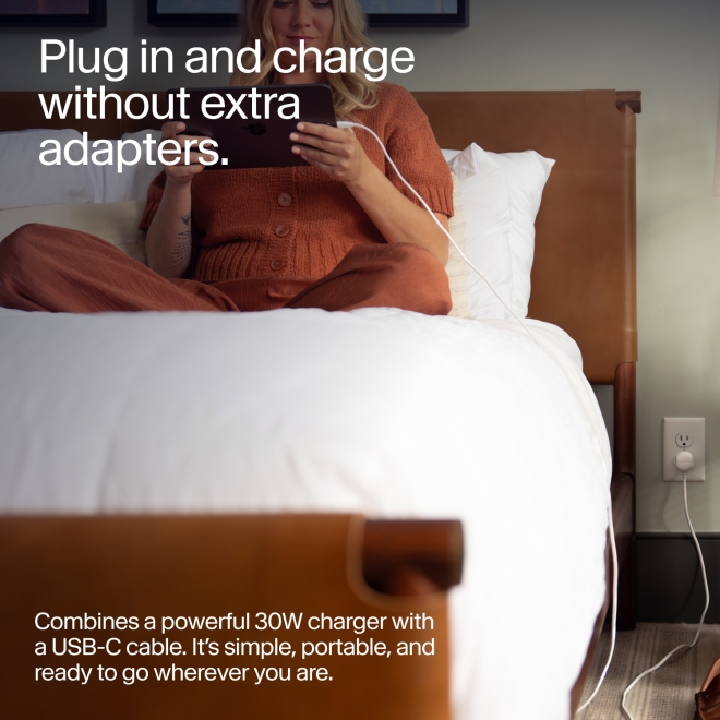 Twelve South 30W USB-C Stromkabel 3m EU weiß