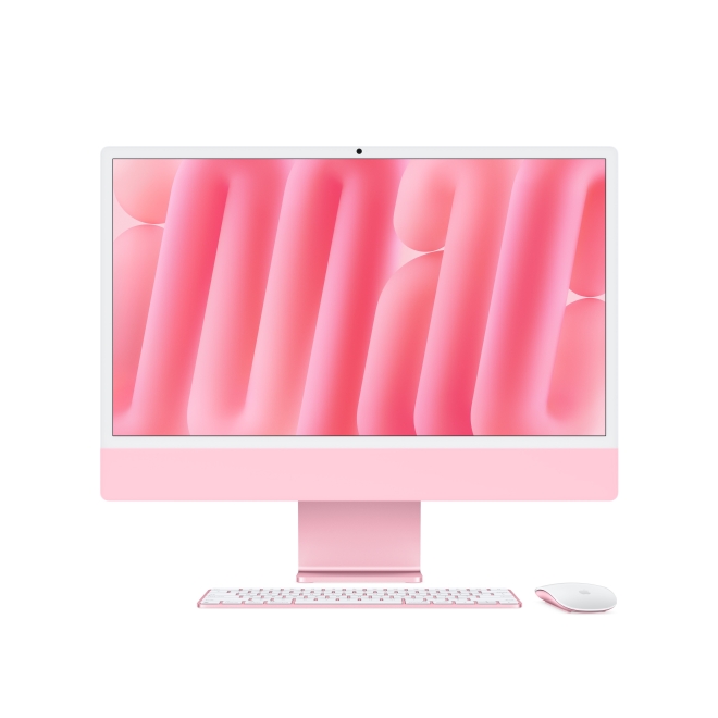 24-inch iMac with Retina 4.5K display: Apple M4 chip with 10‑core CPU and 10‑core GPU, 24GB, 512GB S