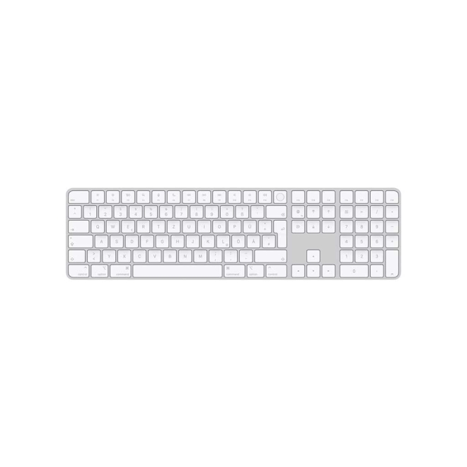 Apple Magic Keyboard mit Touch ID und Ziffernblock silber/weiß - USB-C