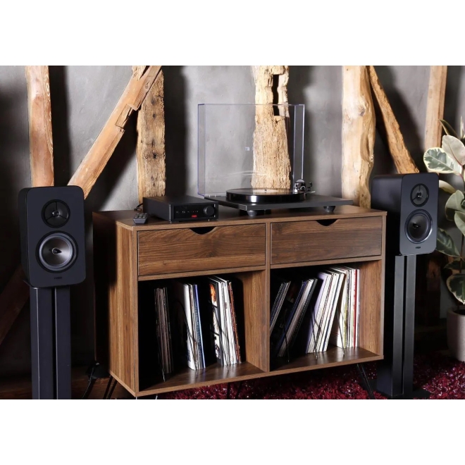 Rega, System One with Planar 1 (black) + Io integrated amplifier and Kyte speakers