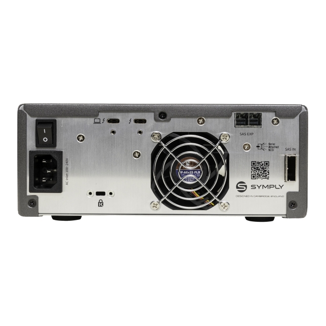 SymplyDIT LTO Desktop 18/45TB Thunderbolt 3 & SAS HH LTO-9 inkl. DC&CC & 2m activem Kabel 3J.