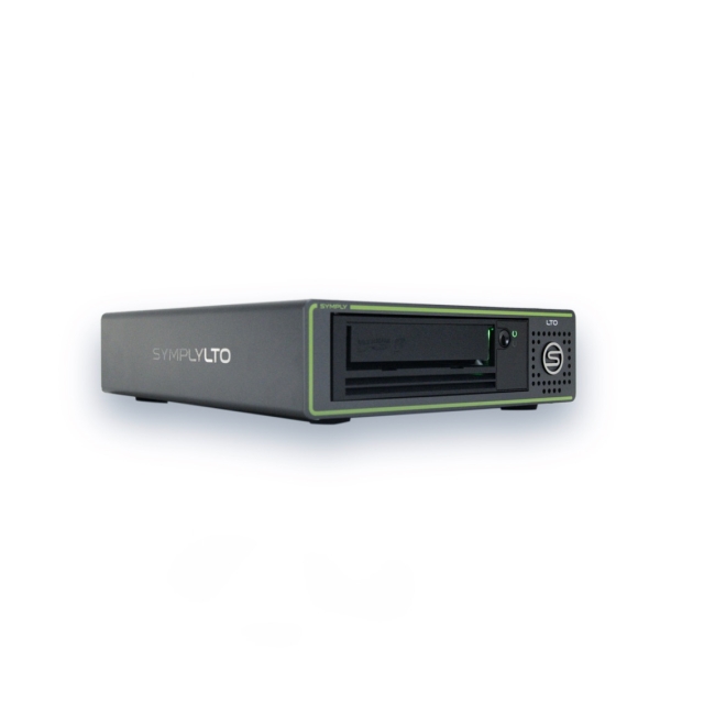 SymplyLTO Desktop 12/30TB SAS HH LTO-8 inkl. DC&CC & 2m Kabel (SFF-8644 to 8088) 3J.
