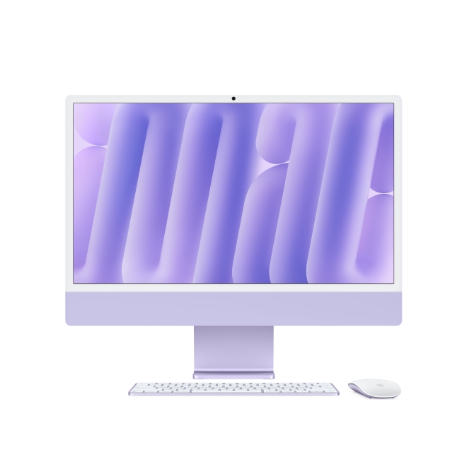 Apple iMac (24") M4 Chip 10/10-Core (16GB/512GB) - Violett