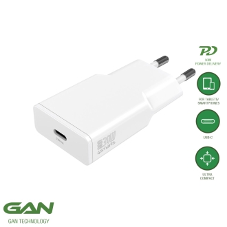 4smarts Ladegerät PDPlug Slim 30W GaN - Weiß