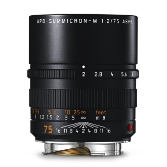 Leica, APO-SUMMICRON-M 1:2/75 ASPH., schwarz eloxiert