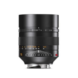 Leica, NOCTILUX-M 1:1.25/75 ASPH., schwarz eloxiert