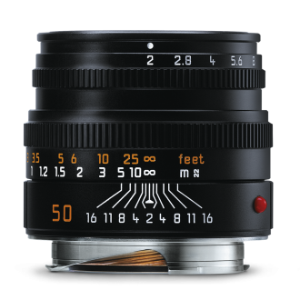 Leica, SUMMICRON-M 1:2/50, schwarz eloxiert