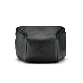 Leica, Leder Pouch, schwarz, großes Vorderteil