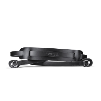 Leica Leder-Trageriemen M11-D mit Schulterpolster, Schwarz