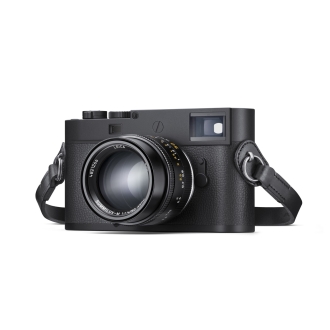 Leica Leder-Trageriemen M11-D mit Schulterpolster, Schwarz