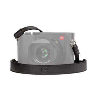 Leica, Tragriemen-Q2, Leder, schwarz