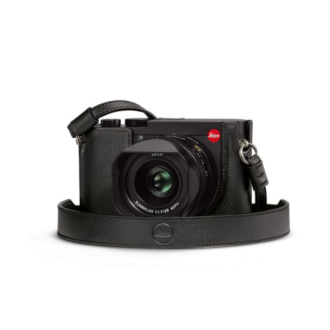 Leica, Tragriemen-Q2, Leder, schwarz