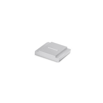 Leica, Hotshoe Cover, Aluminium, silbern eloxiert