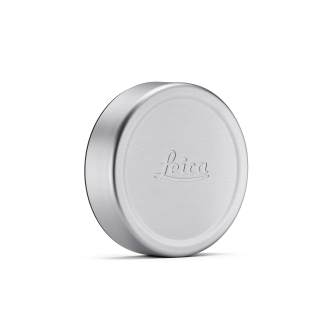Leica, Objektivdeckel Q, E49, Aluminium, silbern eloxiert