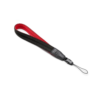 Leica Stoff-Handschlaufe - Schwarz-Rot
