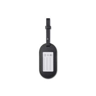 Leica Luggage Tag, Leder, schwarz