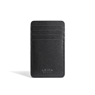 Leica Cardholder vertical, Leder, schwarz