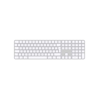Apple Magic Keyboard mit Touch ID und Ziffernblock silber/weiß - USB-C