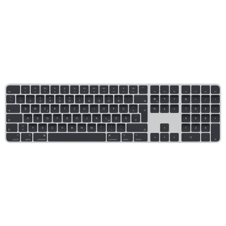 Apple Magic Keyboard mit Touch ID und Ziffernblock silber/schwarz - USB-C