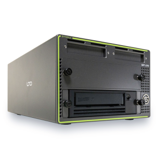 SymplyDIT LTO XTH Desktop 18/45TB Thunderbolt 3 & SAS HH 1xLTO-9 inc DC&CC; 2m Active cable 3Yr