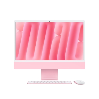 Apple iMac (24") M4 Chip 10/10-Core (16GB/256GB/Nanotexturglas) - Rosé